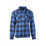 Košile dřevorubecká na knoflíky - modrá-černá