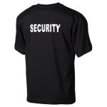 Tričko MFH Security - černé