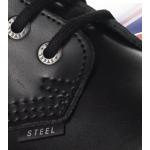 Topánky Steel 6-dierkové - čierne
