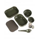 Set nádobí Wildo Camp-A-Box 7-dílů - olivový