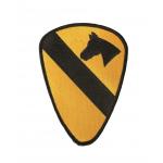 Nášivka US 1st Cavalry Division - žltá-čierna
