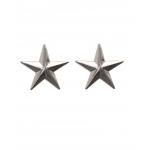 Odznak US 1 Star General 2 ks - stříbrný