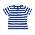 Pruhované námornícke tričko Mantis Lines Kids - modré-biele