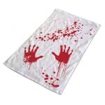 Krvavý ručník - bílý-červený
