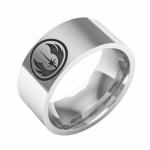 Ocelový prsten Star Wars Jedi - stříbrný