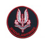 Nášivka Special Air Forces Air Wings SAS suchý zips - farebná