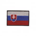 Nášivka Slovenská vlajka 6x4,5 cm suchý zip - barevná