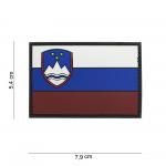 Gumová nášivka 101 Inc vlajka Slovinsko - farebná