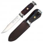 Nôž poľovnícky Mikov Venado 376-NH-1/Z - hnedý-strieborný (18+)