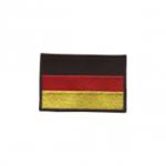 Nášivka Nemecká vlajka 4,2x3,2 cm suchý zips - farebná