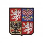 Nášivka znak Českej republiky 7x8 cm - farebná