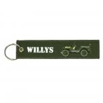 Přívěsek na klíče Fostex Jeep Willys - olivový