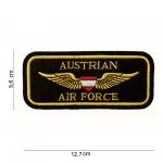 Nášivka textilná 101 Inc Austrian Airforce - čierna-žltá