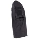 Tričko s krátkym rukávom MFH Velcro s vreckom - čierne