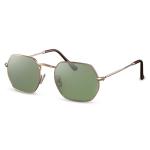 Slnečné okuliare Solo Spec - zlaté-zelené