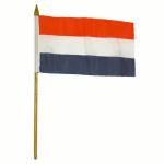 Praporek na tyčce Fostex vlajka Nizozemsko 10 x 15 cm - barevný