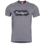 Tričko Pentagon Grunge - sivé