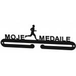 Vešiak na medaily Moje medaily muž