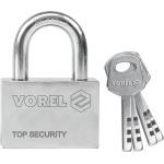 Zámek visací Vorel Security průměr 50 mm - stříbrný