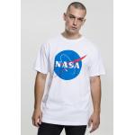 Tričko Mister Tee NASA - biele