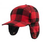 Kšiltovka zimní Brandit Lumberjack Wintercap - černá-červená