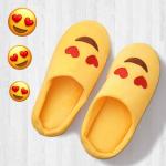 Emoji papuče In Love - žlté