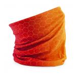 Šátek Beechfield Morf Geometric - oranžový