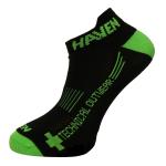 Ponožky Haven Snake Neo 2 páry - černé-zelené
