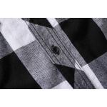 Košele Brandit Checkshirt Halfsleeve - čierna-biela