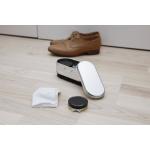 Set na čistenie obuvi Kikkerland s plechovcom - strieborný