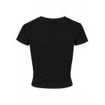 Tričko dámske Urban Classics Ladies Stretch Jersey - čierne