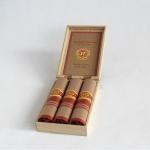 Pánske luxusné vreckovky Etex Cigara 3 ks - hnedé