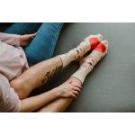 Ponožky Hesty Láska - červené-růžové