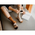 Ponožky Hesty Kávoľúbič - hnedé