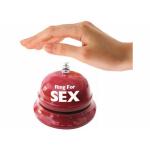 Stolní zvoneček na sex - červený