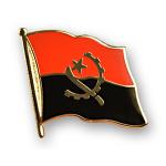 Odznak (pins) 20mm vlajka Angola - farebný