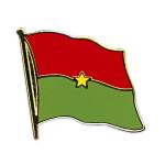Odznak (pins) 20mm vlajka Burkina Faso - farebný