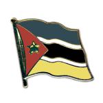 Odznak (pins) 20mm vlajka Mozambik - farebný