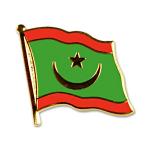 Odznak (pins) 20mm vlajka Mauritánia - farebný