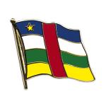 Odznak (pins) 20mm vlajka Stredoafrická republika - farebný