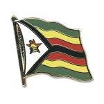Odznak (pins) 20mm vlajka Zimbabwe - farebný