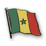 Odznak (pins) 20mm vlajka Senegal - farebný