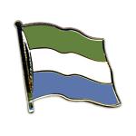 Odznak (pins) 20mm vlajka Sierra Leone - farebný