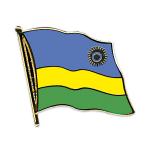 Odznak (pins) 20mm vlajka Rwanda - barevný