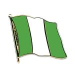 Odznak (pins) 20mm vlajka Nigérie - barevný