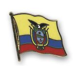 Odznak (pins) 20mm vlajka Ekvádor - farebný