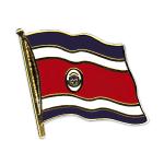 Odznak (pins) 20mm vlajka Kostarika - farebný