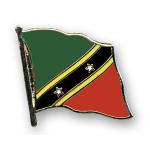 Odznak (pins) 20mm vlajka Svätý Krištof a Nevis - farebný
