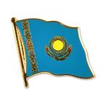 Odznak (pins) 20mm vlajka Kazachstán - barevný