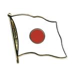 Odznak (pins) 20mm vlajka Japonsko - farebný